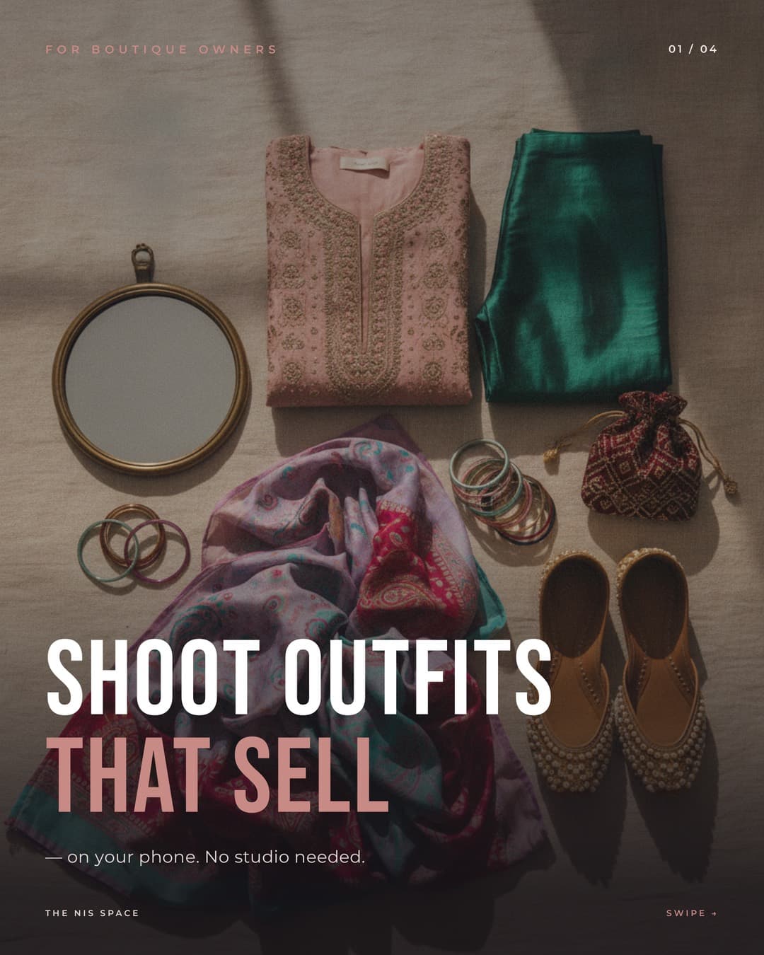 Boutique: shoot outfits that sell on your phone — slide 1 of 4