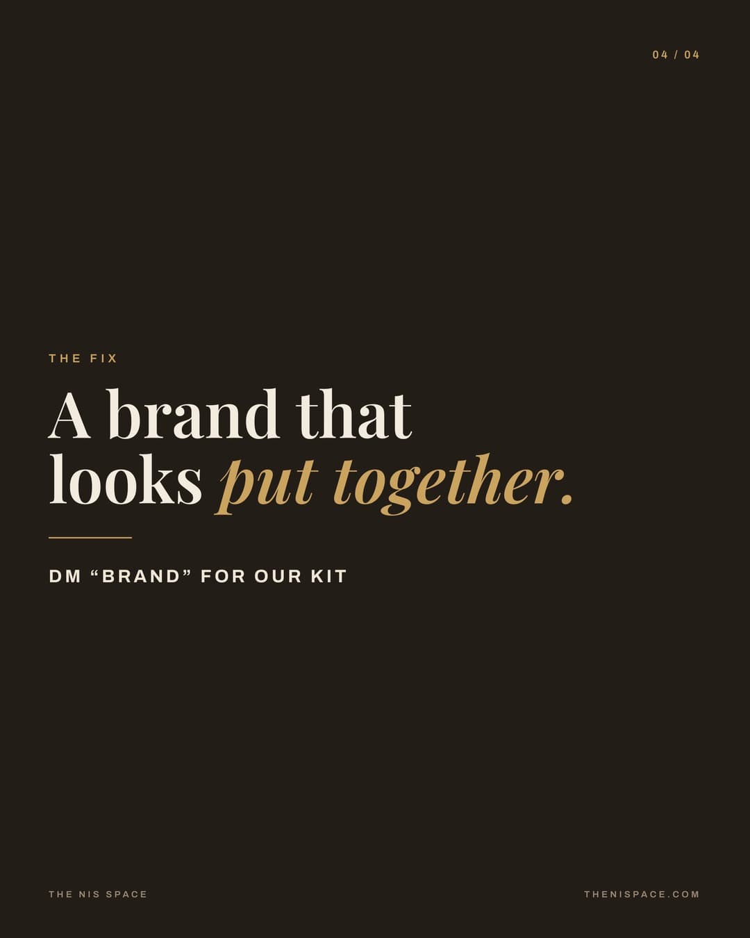 5 signs your brand looks amateur — slide 4 of 4